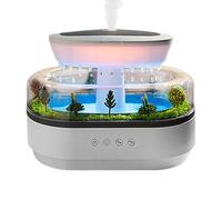 Diffuseur d'arômes - Raindrop Design, 7 lumières changeantes de couleur | Trees essentiall Oil Humidifier, Air Purifier for Bedroom, Large Room, Relaxing Aromatherapy, Air Freshener for Home, Office