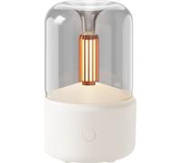 Diffuseur d'arômes style bougie, 120 ml, humidificateur silencieux à brume froide, veilleuse blanc chaud, diffuseur d'huiles essentielles pour la maison, le bureau, la chambre à coucher