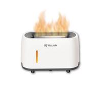 Diffuseur d'arômes Tellur Flame, 240ml, 12 heures, télécommande, blanc