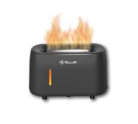Diffuseur d'arômes Tellur Flame, 240ml, 12 heures, télécommande, gris