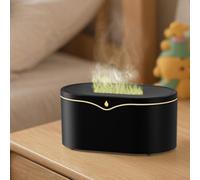 Diffuseur d'arômes USB et humidificateur silencieux avec brumisateur portable, veilleuse d'ambiance à changement de couleur, arrêt automatique pour chambre à coucher, aromathérapie, (noir)