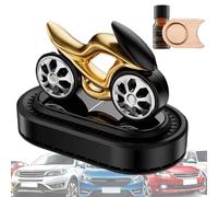 Diffuseur d'auto-aromathérapie et Drehbarer Lufterfrischer - Innovatives Drehteller-Design Für Autoduft | Tragbarer Geruchsbeseitiger Aus ABS & Legierung | Meeresduft-Zubehör Fürsa & Studio, 1 pièce