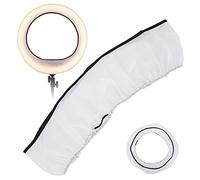 Diffuseur de Boîte à Lumière Vidéo de Photographie Pliable, Diffuseur de Lumière Annulaire LED de 18/14 Pouces, Chaussette de Lampe à Réflecteur D'abat-Jour, pour (Diffuseur