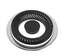 Diffuseur de Brûleur à Gaz en Acier Inoxydable pour Cuisinière Encastrée | Diamètre Intérieur 8cm, Canaux Précis et Large Support, Usage la Cuisine Maison pour Plaques et Foyers