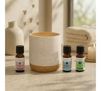Diffuseur de brume alesia + 3 synergies sensualité, relaxante & purifiante