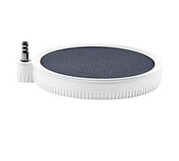 Diffuseur de bulles d'air en forme de disque pour système de culture hydroponique pour bassins de poissons 10 cm, blanc