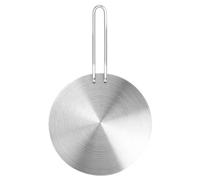 Diffuseur de Chaleur en Acier Inoxydable, Convertisseur Adaptateur de Plaque pour Cuisinière électrique à Gaz à Induction avec Poignée Amovible, Anneau de Cuisson, Plaque de (22