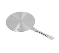 Diffuseur de chaleur Plaque à induction Convertisseur de chaleur en acier inoxydable avec poignée anti-brûlure pour cuisinière à induction Cuisinière à gaz Table de cuisson (vingt-quatre#)