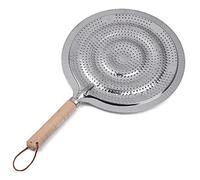 Diffuseur de chaleur, plaque de cuisson pare-flammes en métal, diffuseur de chaleur, réducteur, tapis de cuisson, diffuseur de chaleur à anneau de cuisson pour cuisinière à gaz(size:21cm)