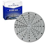 Diffuseur de Chaleur pour Gaz Ø 200 mm en Fer Galvanisé | Diffuseur de Chaleur pour Gaziniere et Plaque Cuisson Camping Gaz - MONTERAL