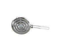 Fackelmann 682074 Diffuseur de Chaleur de Plaque de Cuisson, Accessoire pour gazinière, Blanc, Acier Inoxydable, 20,5 cm