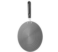 Diffuseur de chaleur Simmerplatte - alliage d'aluminium de 4mm d'épaisseur, diffuseur de flamme pour cuisinière, accessoire de cuisine avec poignée, 28cm