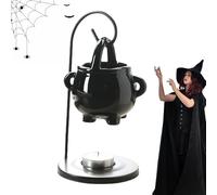 Diffuseur de chauffe-cire - Vase chaudron en céramique en fer, brûleur de parfum, bol chauffant créatif de parfum, affichage d'ambiance intérieur | pour fête d'Halloween, appartement, salon, chambre à