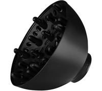 Diffuseur de cheveux universel noir adaptable pour sèche-cheveux pour cheveux bouclés, diffuseur pour cheveux bouclés et ondulés naturels