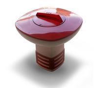 Diffuseur de chlore flottant rouge et blanc