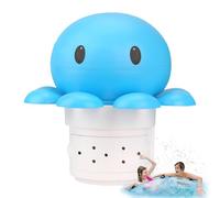 Diffuseur De Chlore Piscine, Doseur De Chlore Flottant pour Tablettes De 1 Ou 3 Pouces, Distributeur De Chlo-re Flottant, pour Piscine/Spa/Aquariums