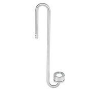 Diffuseur de CO2 Compteur de Bulles d'atomiseur de CO2 en Acier Inoxydable avec Tube de Liaison en U pour Plantes d'aquarium Herbe à l'eau(S)