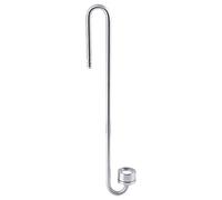 Diffuseur de CO2, Diffuseur De CO2 pour Aquarium en Acier Inoxydable De 24, Cm, Diffuseur De Dioxyde De Carbone avec Tube De Connexion en Forme De U pour Plantes D'Aquarium, Herbe d'eau