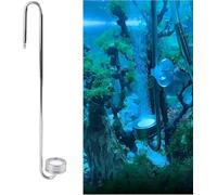 Diffuseur de CO2 en Acier Inoxydable pour Aquarium, atomiseur de dioxyde de Carbone avec Bulles Ultra-Fines, Compatible avec Tous Les systèmes, Accessoire pour Plantes Aquatiques