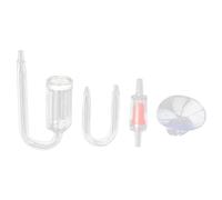 Diffuseur de CO2 pour aquarium - Diffuseur de CO2 - Kit diffuseur de CO2 en verre - Bubbler en verre pour une meilleure visibilité de l'eau - Pour d'aquarium et d'aquarium