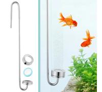 Diffuseur de CO2 pour aquarium, diffuseur de dioxyde de carbone à taux de dissolution élevé pour bac à poissons, bulleur CO2 en forme de S de 12 pouces pour plantes aquatiques, diffusion rapide