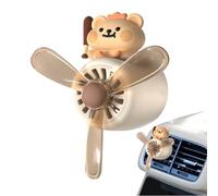 Diffuseur de désodorisant de voiture à clip - Joli parfum de voiture - Désodorisant automatique en forme de pilote d'ours - Décoration pour intérieur de voiture - Pour femme et fille