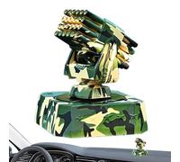 Diffuseur de désodorisant de voiture, purificateur d'air à énergie solaire pour voiture | Décoration durable en forme de canon de mer pour intérieur de véhicule, camion, caravane, monospace