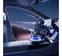 Diffuseur de désodorisant pour véhicule, spray automatique Start Stop Spray 6 couleurs d'éclairage d'ambiance améliore le diffuseur d'air intérieur de voiture (E)