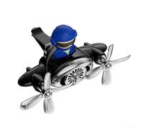 Diffuseur de désodorisant pour voiture à clipser pour aromathérapie pour une balade rafraîchissante (noir)