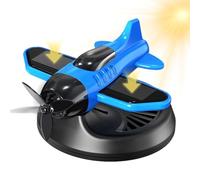 Diffuseur de désodorisant pour voiture, diffuseur rotatif à énergie solaire en forme d'avions, désodorisant longue durée pour intérieur de voiture, camion, camionnette, berline