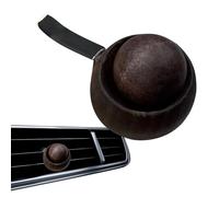 Diffuseur de désodorisant pour voiture, parfum naturel en forme sphérique - Diffuseur en bois naturel pour voiture | Pour camion, maison, chambre, salon, intérieur, hôtel, salle de bain, bureau