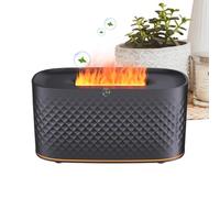 Diffuseur de Feu - Rechargeable USB avec Arrêt Automatique Portable - Effet Flamme pour Méditation Relaxation Sommeil Salon Salle de Bain Yoga Studio Spa - pour Dormir, Voyage, Salon, Salle de Bain, Y