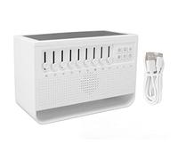 Diffuseur de Flamme à Bruit Blanc USB, Machine d'aromathérapie de Simulation de Bruit Blanc pour Le Bureau et la Maison