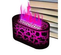 Diffuseur de Flamme Décoratif,Brûleur d'Aromathérapie Silencieux - Humidificateur Silencieux Multifonction Arrêt Automatique pour Salon, Salle de Bain, Bureau, Tente, Cave, Hôtel, Spa et Voiture