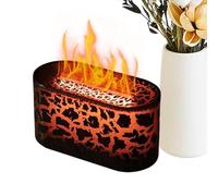 Diffuseur de Flamme Décoratif | Brûleur d'Aromathérapie Silencieux - Humidificateur Silencieux Multifonction Arrêt Automatique pour Salon, Salle de Bain, Bureau, Tente, Cave, Hôtel, Spa et Voiture