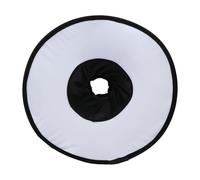 Diffuseur de Flash Pliable en Anneau 45 Cm, Portable Noir