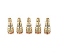 Diffuseur de gaz de soudure en cuivre D-M250 compatible avec Miller pour torches de la série Mdx pour la stabilité de soudage MIG et la résistance à la chaleur, lot de cinq pièces de rechange de