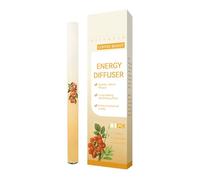 Diffuseur De Mélanges De Pl-antes - Stylo Diffuseur De Pl-antes Bien-être | Stylo Détoxifiant À La Molène Pour Le Nettoyage Des Poumons, L'amélioration De La Respiration Et Le Bien-être Du Foie(Jaune)