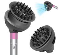 Diffuseur de mise à niveau Accessoires pour Dyson Airwrap, nouveaux dômes de flux d'air améliorés et modes de Diffuseur pour Dyson Airwrap HS01/HS05/HS08, embout de diffuseur d'ondes et de boucles