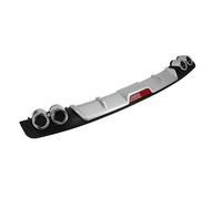 Diffuseur De Pare-Choc Inférieur Arrière De Voiture Universel Noir Et Argent Protection De Canard pour Ford pour Focus 2 120-128CM(Argent,120cm)