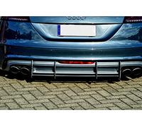 Diffuseur de pare-chocs arrière avec nervures/ailerons pour Audi TTS 8J 2009-2011