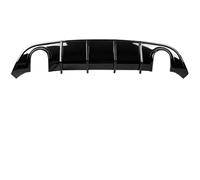 Diffuseur de Pare-Chocs arrière, becquet inférieur, Compatible avec Dodge Charger SRT/Scat Pack/Daytona/GT/RT 2015-2024, Aspect Carbone, Noir Brillant(Glossy Black)