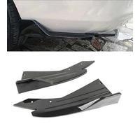 Diffuseur de Pare-Chocs Arrière de Voiture pour Suzuki S-Cross 2021 2022 2023 2024 2025, 2 Pièces Séparateur de Jupe de Garde-Boue Latérale Aileron, Accessoires Voiture,Carbon Fiber Black