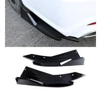 Diffuseur de Pare-Chocs Arrière de Voiture pour Suzuki SX4 S-Cross 2013-2016 2017 2018 2019 2020 2021, 2 Pièces Séparateur de Jupe de Garde-Boue Latérale Aileron, Accessoires Voiture,Black