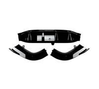 Diffuseur De Pare-Chocs Arrière pour Benz pour GLC X254 Kit Carrosserie Comprenant Un Diffuseur Pare-Chocs Arrière des Bas Caisse Ailerons Et Séparateurs Latéraux(Glossy Black)