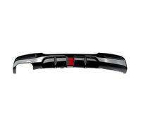 Diffuseur de Pare-Chocs Arrière pour BMW Série 3 E90 318i 320i 328i 330i 335i 340i Diffuseur avec Feu Stop 2005-2012 Lèvre Pare-Chocs Arrière avec LED(Single-Sided Double)