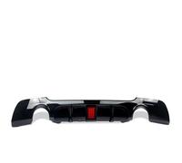 Diffuseur De Pare-chocs Arrière Pour BMW Série 3 E92 E93 330i Sport Kit Carrosserie Diffuseur Pare-chocs Arrière Noir Brillant(Double-sided w LED)