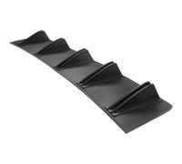 Diffuseur de Pare Chocs Arrière pour Porsche Cayenne 9PA/955 92A/958 9YA/PO536,Anti Collision Lèvre Arrière Aileron Lèvre Arrière Séparateur Accessoires,Black