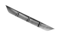 Diffuseur De Pare-chocs Arrière Pour Tesla Pour Model Y Pour Juniper 2025 Diffuseur Pare-chocs Arrière Lèvre Spoiler Aileron Et Autocollant Kit Wind Knife(Bright Carbon)