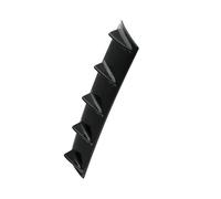 Diffuseur De Pare-Chocs Arrière Type « Aileron De Requin » (Shark Fin) pour A3 8P, A4 B8, A5, A6, A8, Q3 - Accessoire Universel 5/7 Ailettes(Glossy Black for M)